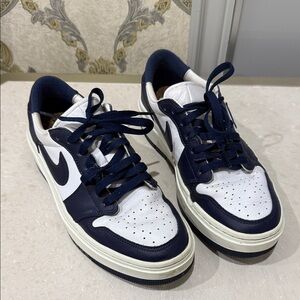 Nike air Navy and White Sneakers